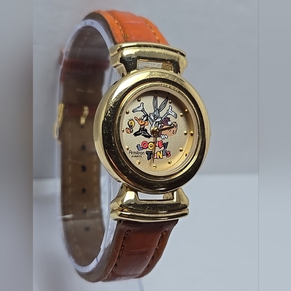 Vintage 1990's Looney Tunes Armitron Bugs Bunny And Friends Watch New Battery - Picture 3 of 12